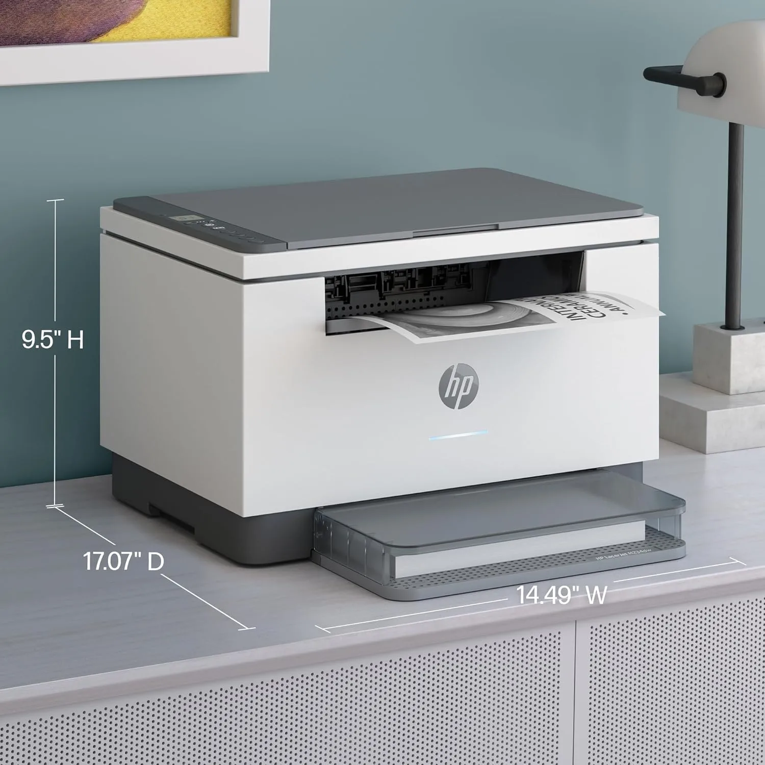 HP LaserJet MFP M234dw Wireless Printer, Print, scan, copy, Fast speeds, Easy setup, Mobile printing, Best-for-small teams, Instant Ink eligible