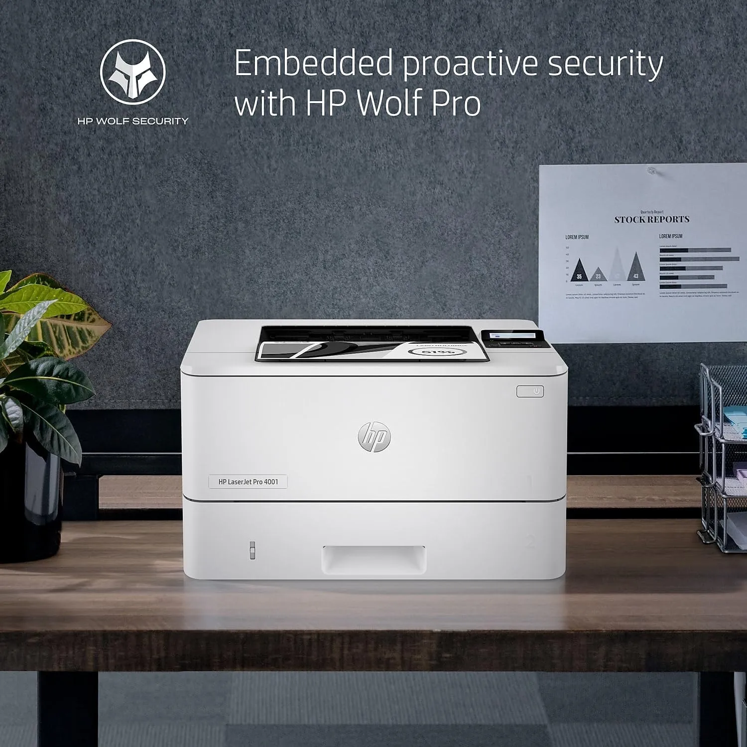 HP LaserJet Pro 4001dn Black & White Laser Printer
