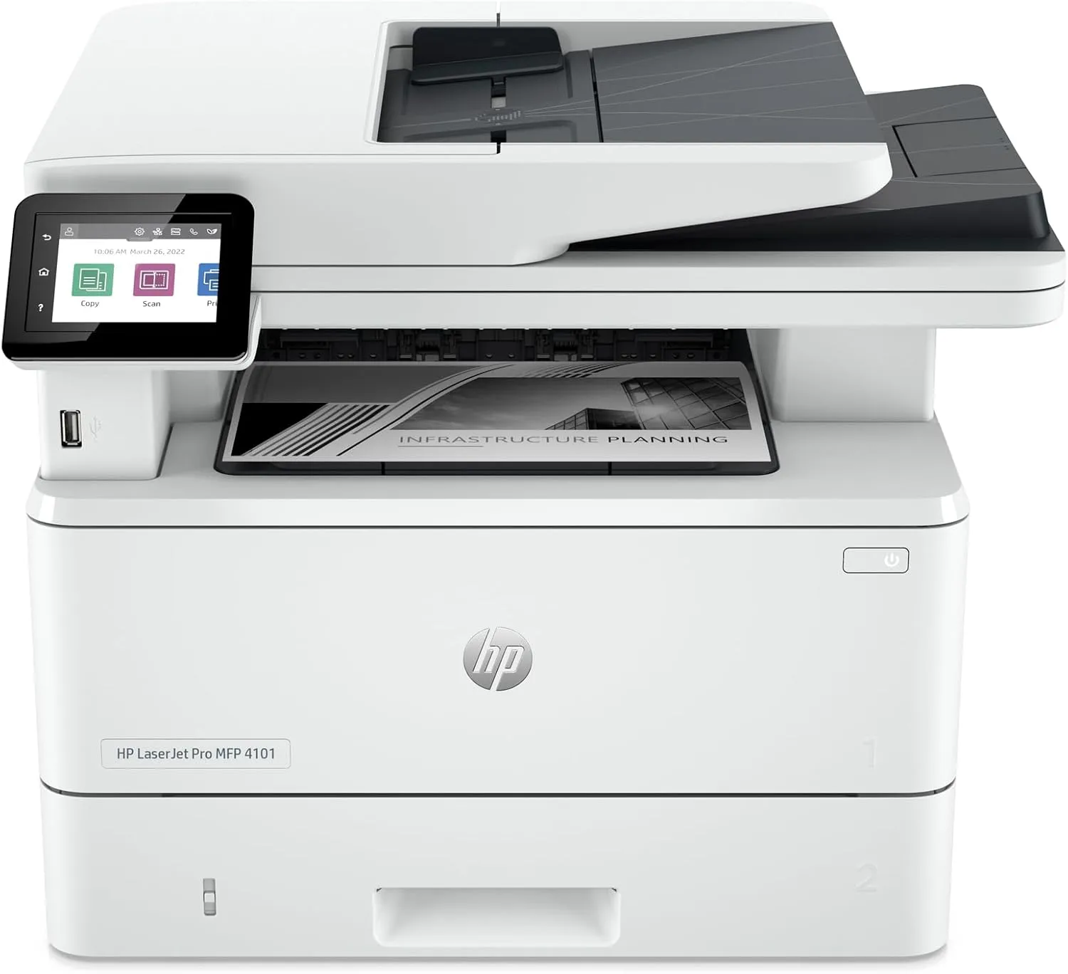 HP LaserJet Pro MFP 4101fdw Wireless Black & White All-in-One Laser Printer