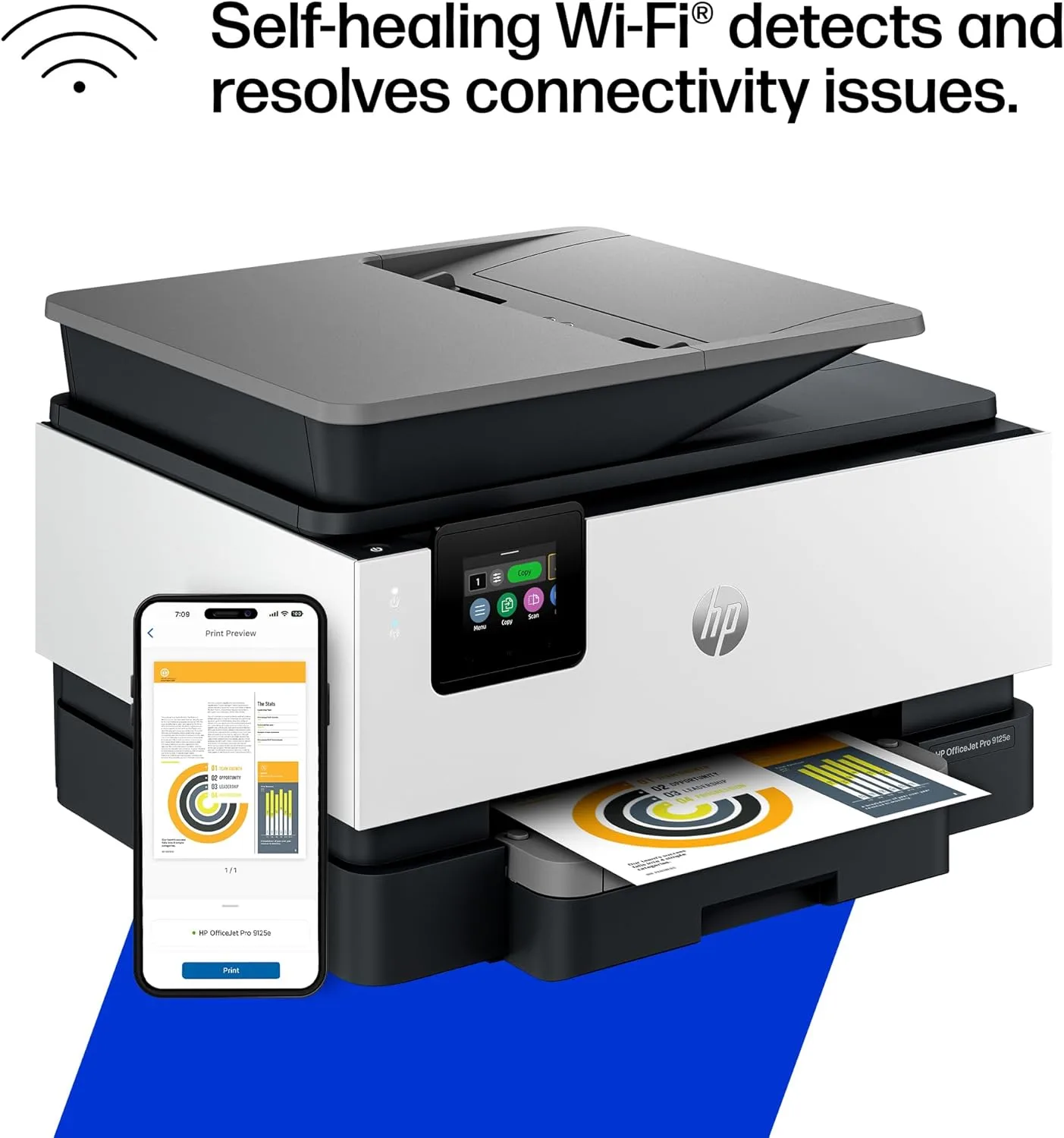 HP OfficeJet Pro 9125e Wireless All-in-One Color Inkjet Printer (403X0A#B1H)