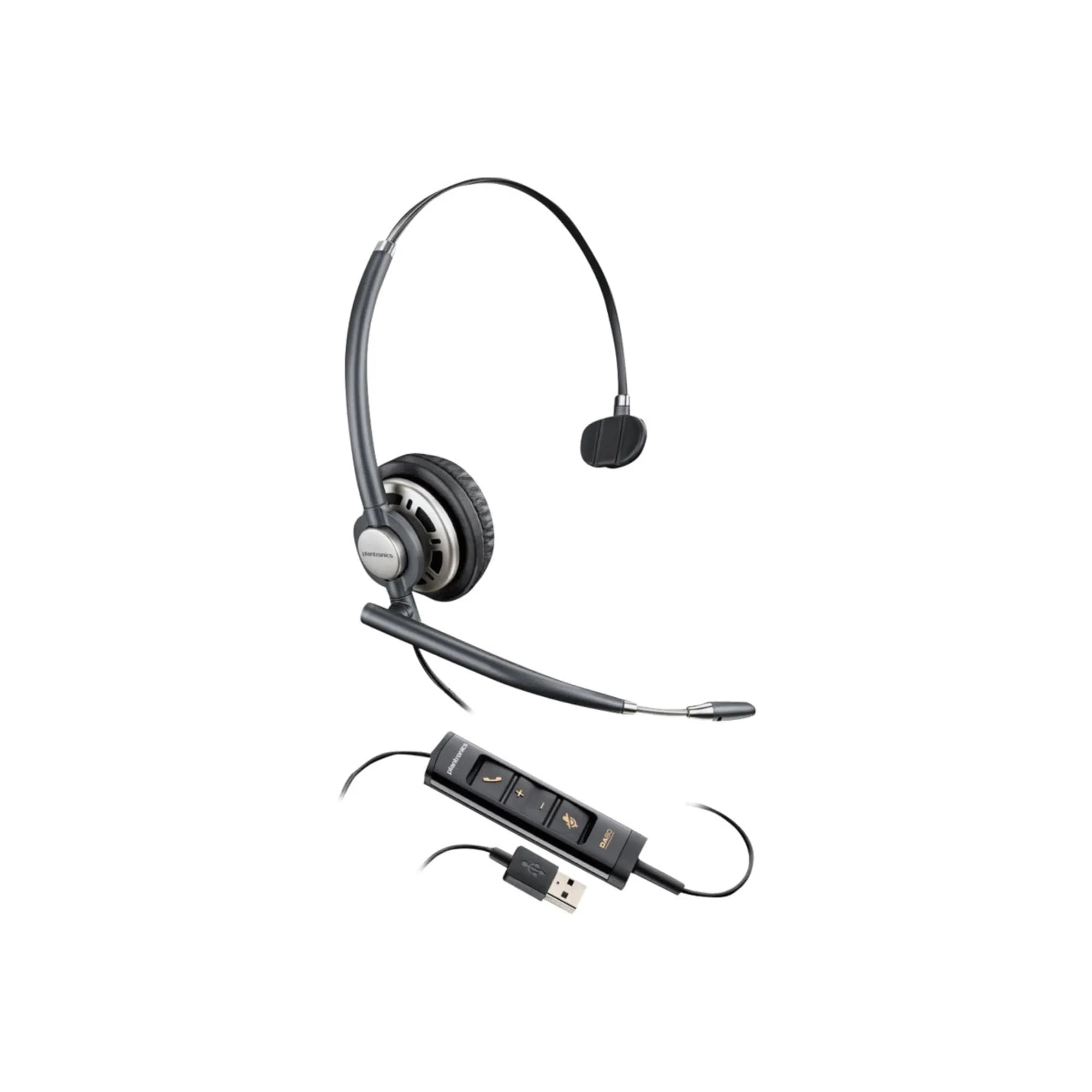 Poly EncorePro 715 USB-A Monoaural Headset TAA