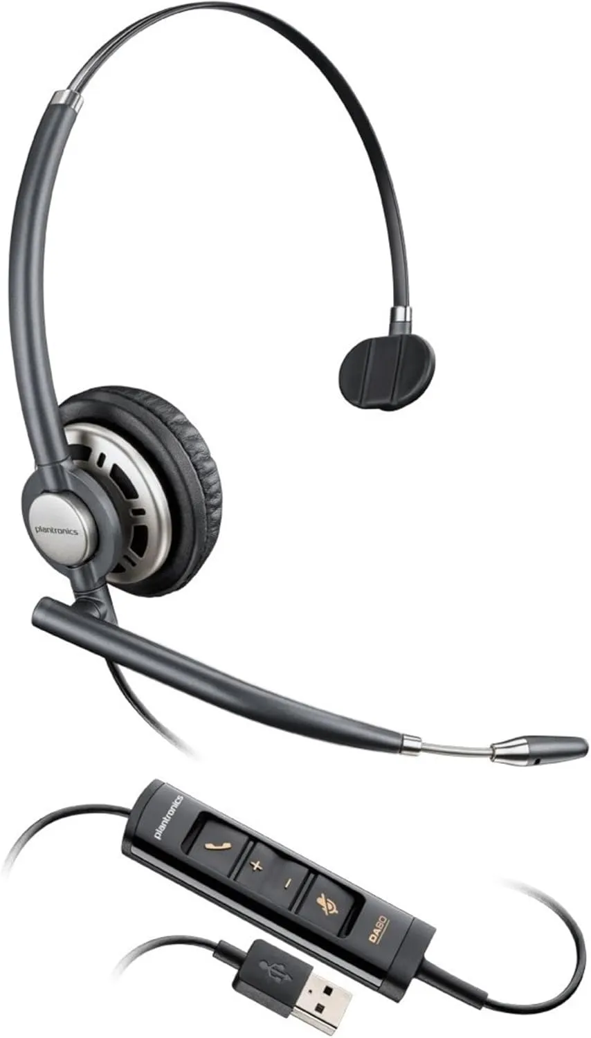 Poly EncorePro 715 USB-A Monoaural Headset TAA
