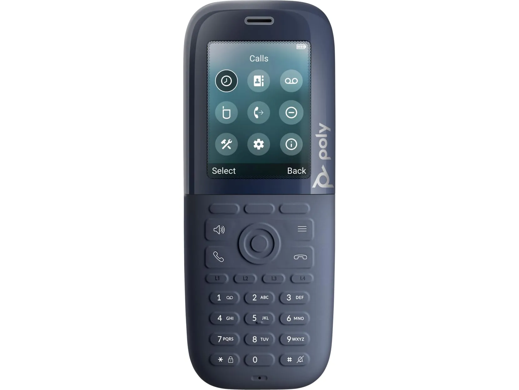 Poly Rove 30 DECT Phone Handset - Cordless - 2.4" Screen - Black
