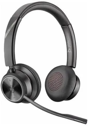 HP Poly Savi 7320 Headset - Stereo - Wireless - DECT - 590.6 ft - Over-The-Head - Binaural - Ear-Cup - Noise Cancelling Microphone
