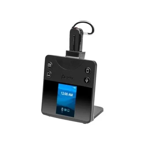 HP Poly Savi 8445 Office DECT Convertible Headset - On-Ear, Wireless, Black