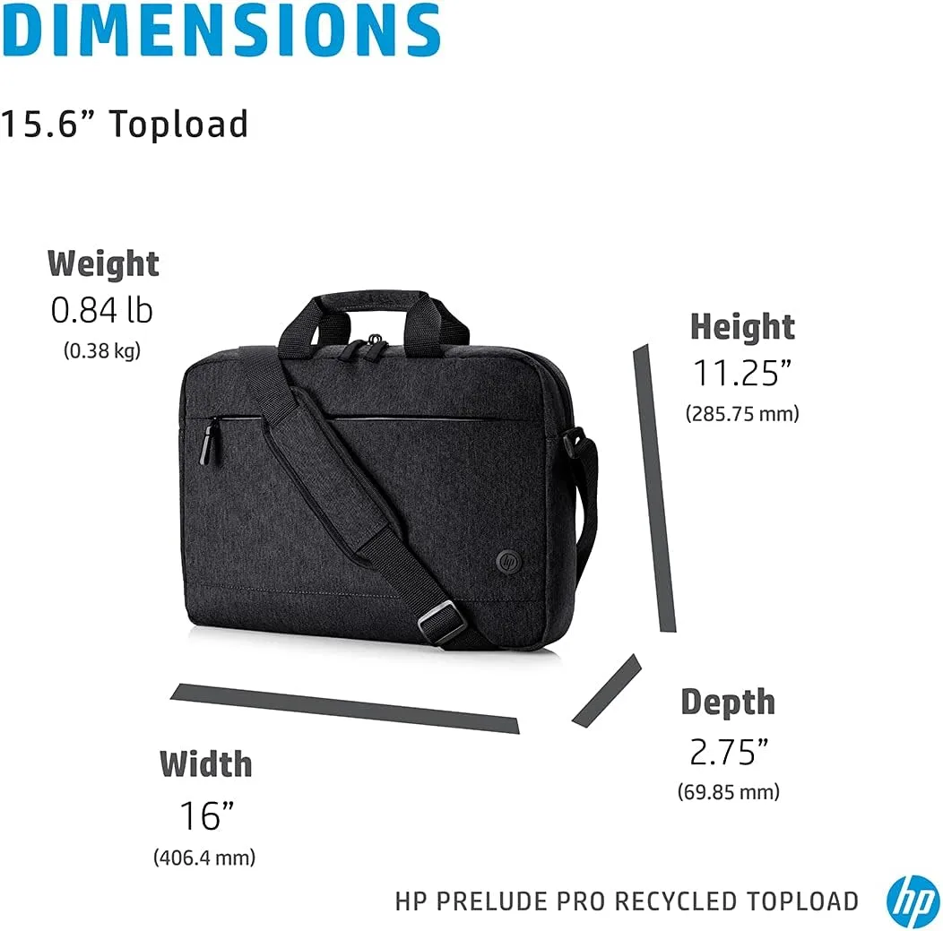HP Prelude Pro Carrying Case (Briefcase) for 15.6" Notebook - Black