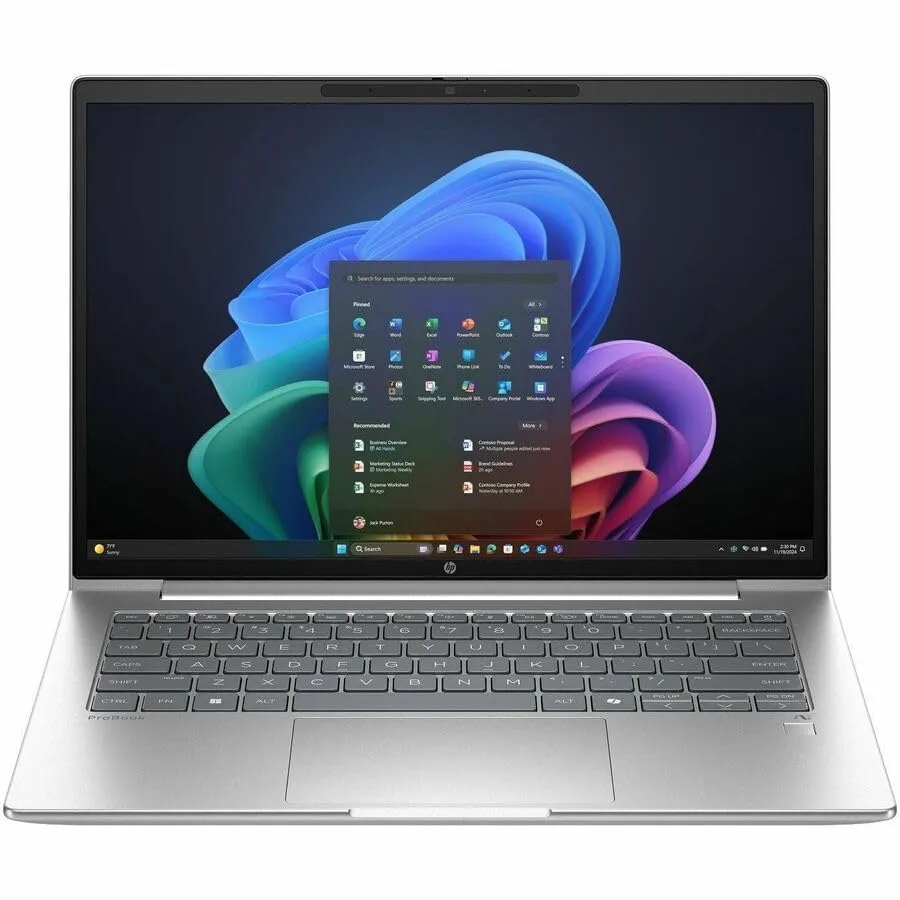 HP ProBook 4 G1q 14" Copilot+ PC Notebook - Pike Silver