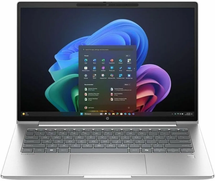HP ProBook 4 G1q 14" Copilot+ PC Notebook - Pike Silver