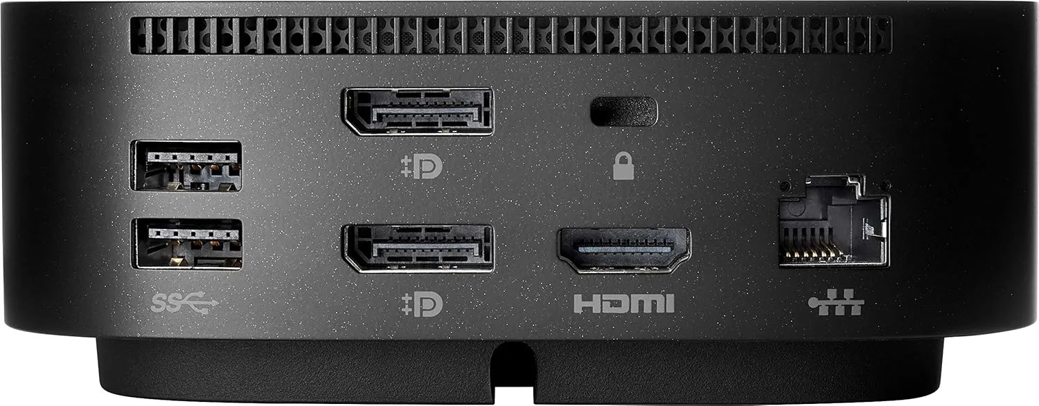 HP USB-C Dock G5 - 5TW10AA#ABA - Wired Docking Station, Black