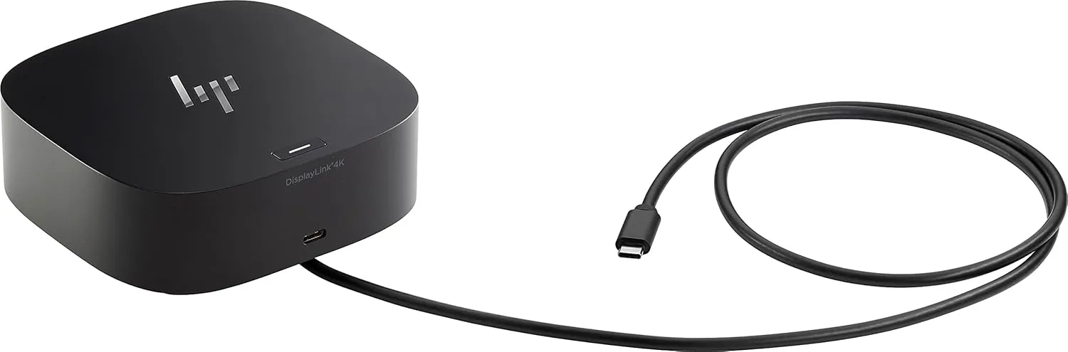 HP USB-C Dock G5 - 5TW10AA#ABA - Wired Docking Station, Black