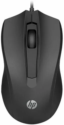 HP Wired Mouse 105 - Optical - Cable - USB Type A - 1600 dpi - 3 Button(s) - Symmetrical