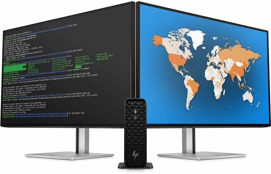 HP Z2 Mini G1i Workstation - Intel Core Ultra 7 265-64 GB - 1 TB SSD - Mini PC - Black - Intel W880 Chip - Windows 11 Pro - NVIDIA RTX A1000 8 GB Graphics - English Keyboard - Ethernet - Wireless LA