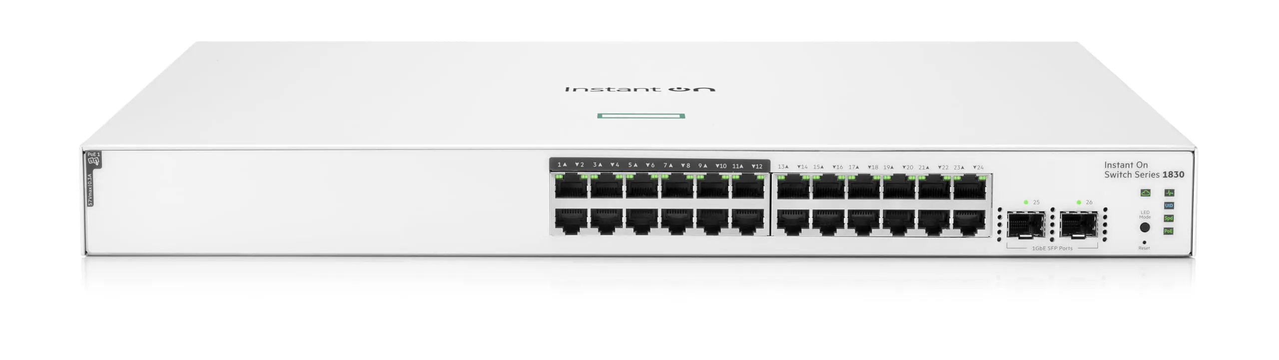 HPE Networking Instant On Switch Series 1830 Smart-Managed Layer 2 Gigabit Ethernet Switch