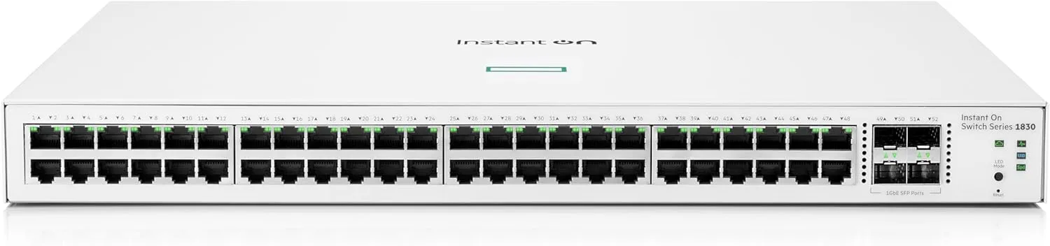 HPE Networking Instant On Switch Series 1830 Smart-Managed Layer 2 Gigabit Ethernet Switch