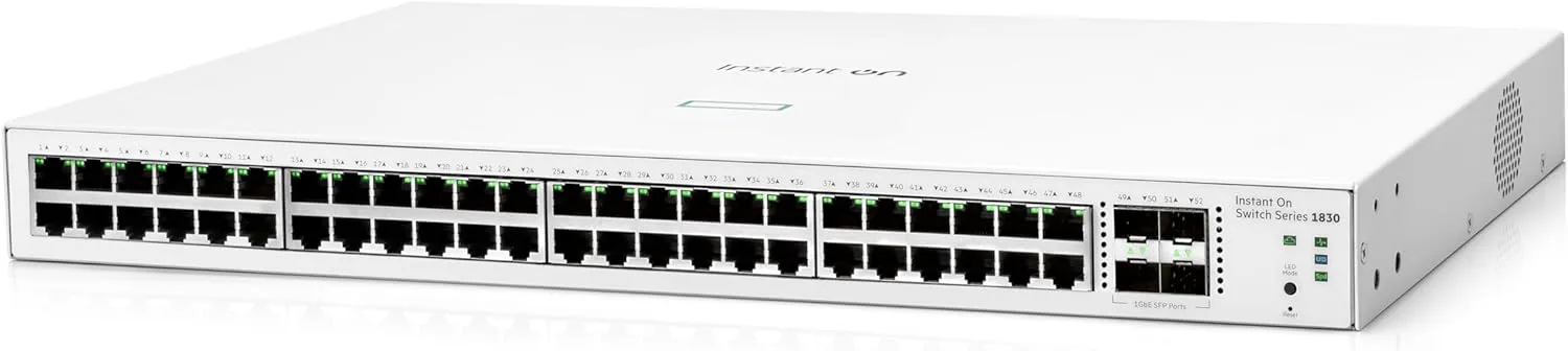 HPE Networking Instant On Switch Series 1830 Smart-Managed Layer 2 Gigabit Ethernet Switch