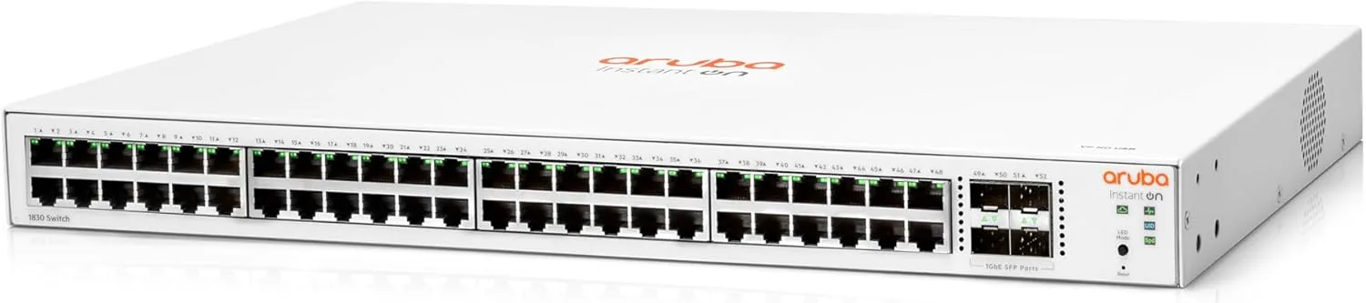 HPE Networking Instant On Switch Series 1830 Smart-Managed Layer 2 Gigabit Ethernet Switch
