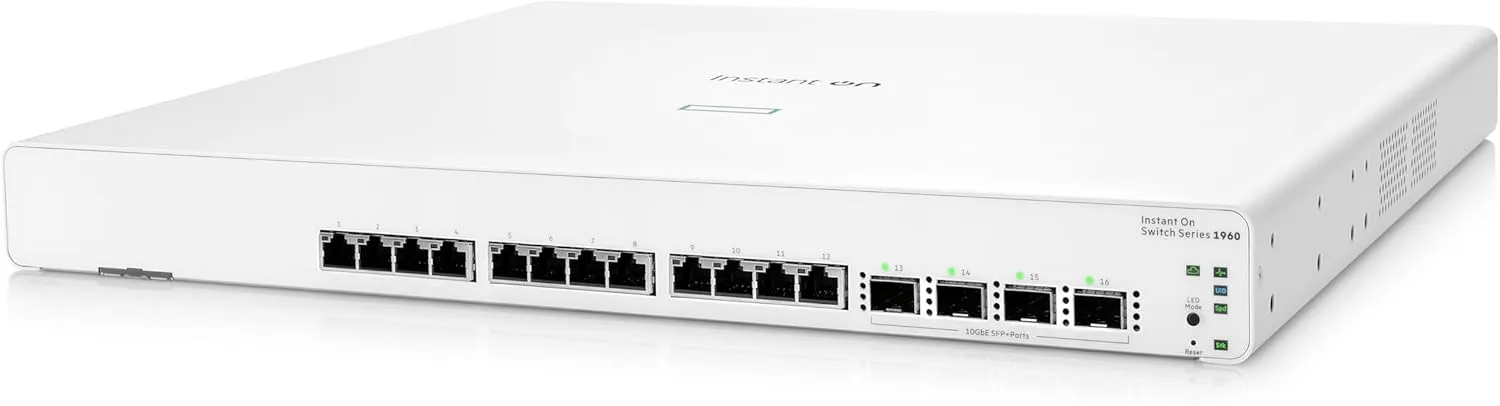 HEWLETT PACKARD ENTERPRISE HPE Networking Instant On Switch Series 1960 Smart-Managed Layer 2+ Ethernet Switch