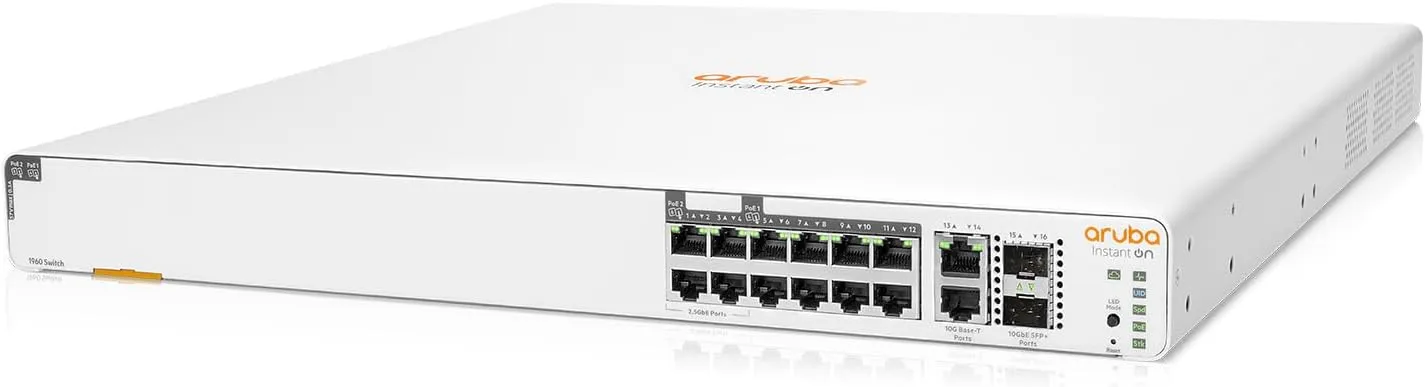 HEWLETT PACKARD ENTERPRISE HPE Networking Instant On Switch Series 1960 Smart-Managed Layer 2+ Ethernet Switch