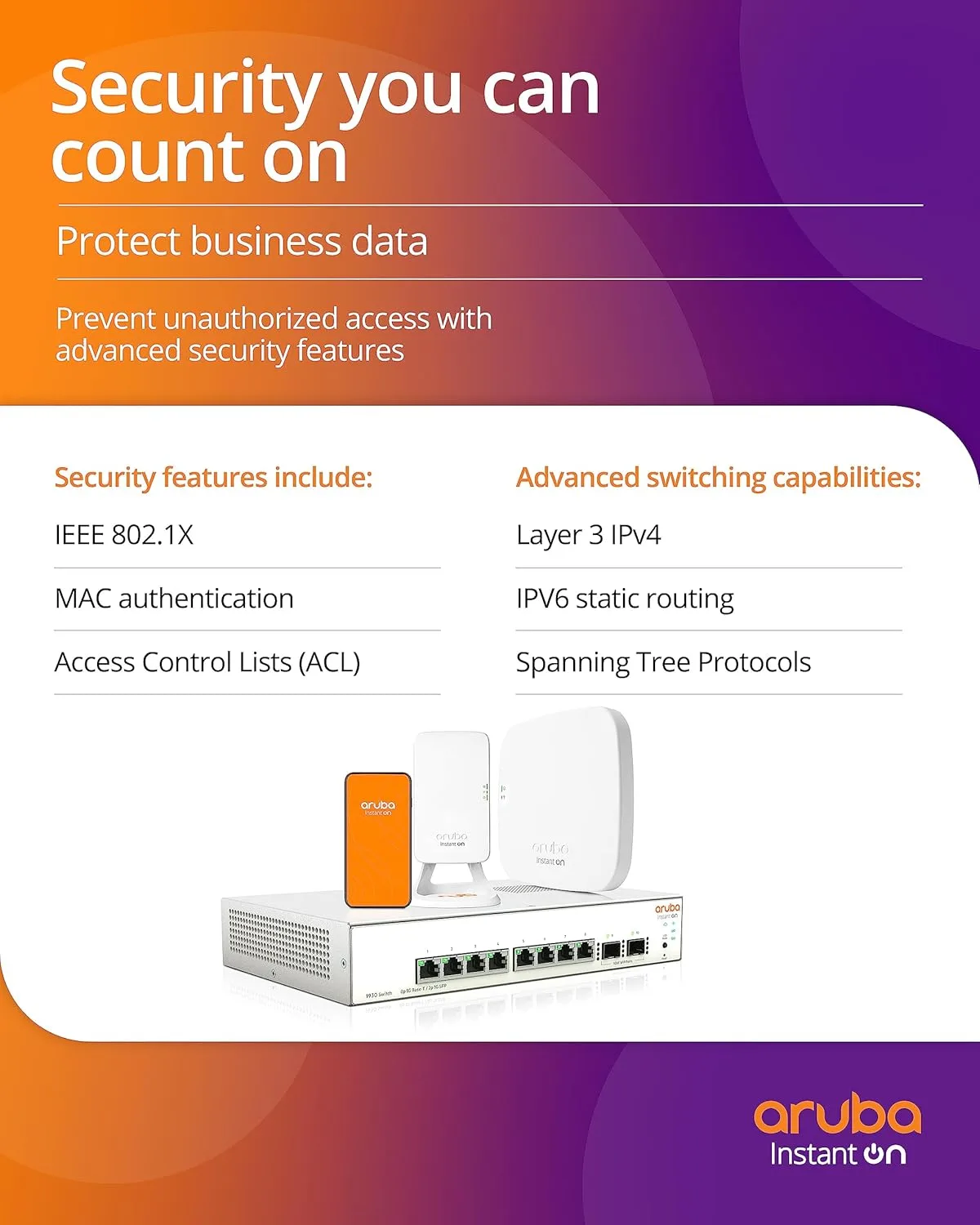 HEWLETT PACKARD ENTERPRISE HPE Networking Instant On Switch Series 1960 Smart-Managed Layer 2+ Ethernet Switch
