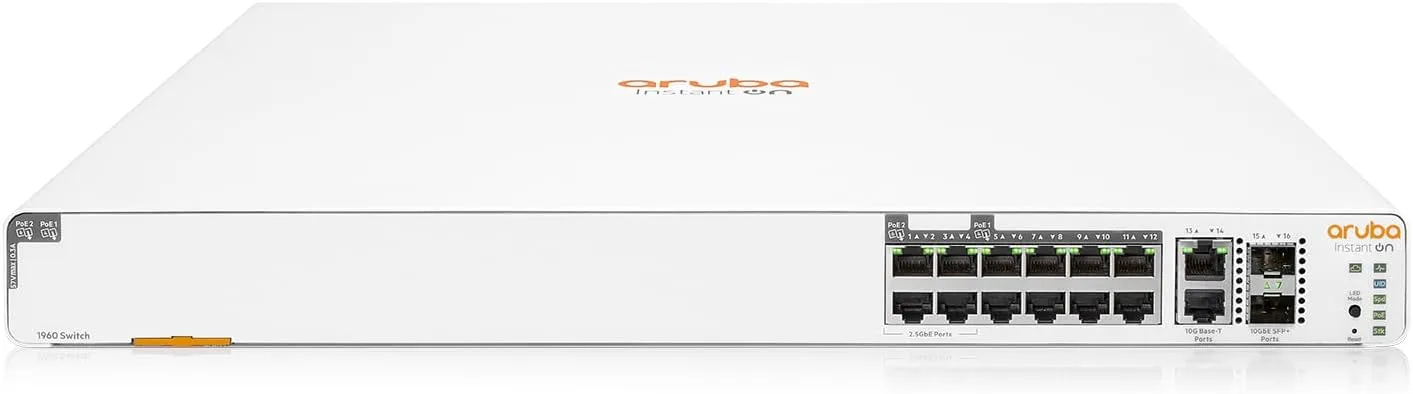 HEWLETT PACKARD ENTERPRISE HPE Networking Instant On Switch Series 1960 Smart-Managed Layer 2+ Ethernet Switch