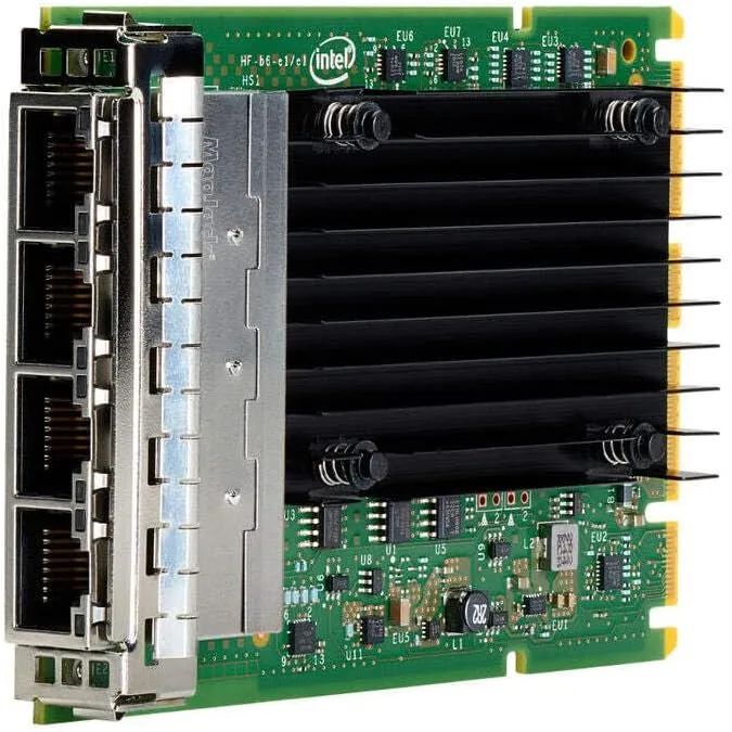 HPE Broadcom BCM5719 Ethernet 1Gb 4-Port Base-T OCP3 Adapter - PCI Express 2.0-128 MB/s Data Transfer Rate - Broadcom BCM5719-4 Port(s) - 4 - Twisted Pair - OCP3 Bracket Height - Plug-in Card