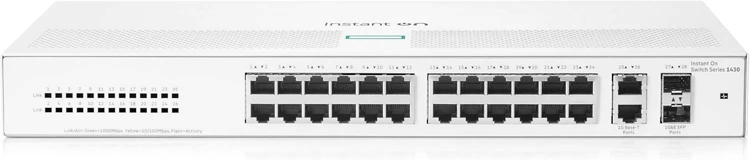 HPE Instant On 1430 Unmanaged Layer 2 Gigabit Ethernet Switch