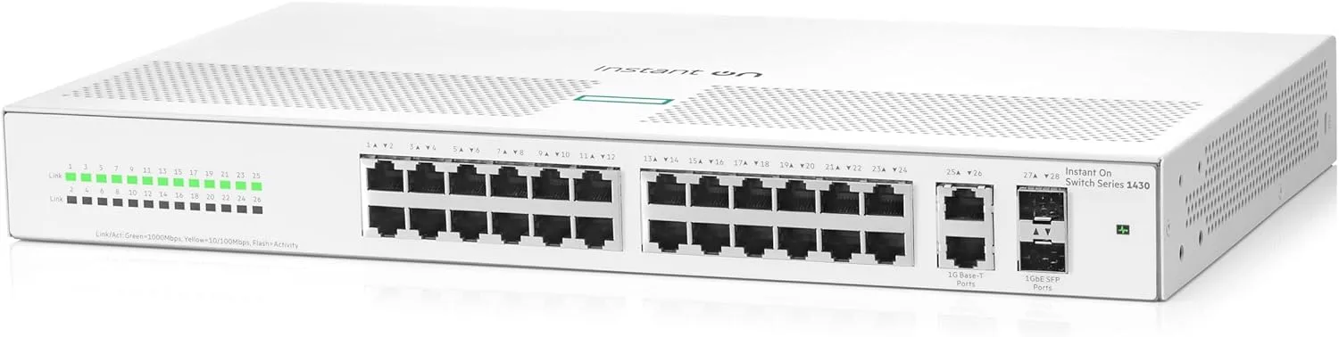 HPE Instant On 1430 Unmanaged Layer 2 Gigabit Ethernet Switch
