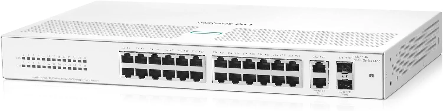 HPE Instant On 1430 Unmanaged Layer 2 Gigabit Ethernet Switch