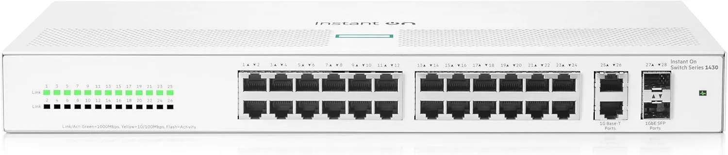 HPE Instant On 1430 Unmanaged Layer 2 Gigabit Ethernet Switch