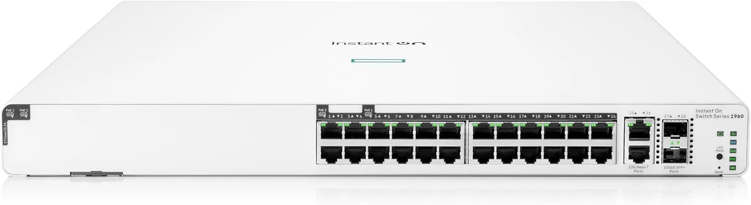 HEWLETT PACKARD ENTERPRISE HPE Networking Instant On Switch Series 1960 Smart-Managed Layer 2+ Ethernet Switch