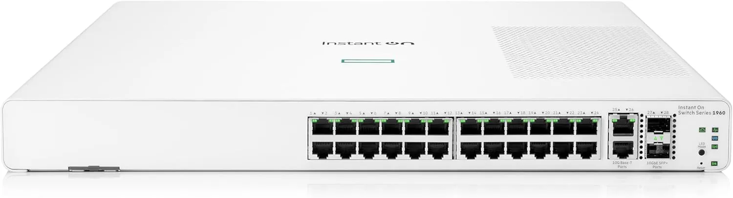 HEWLETT PACKARD ENTERPRISE HPE Networking Instant On Switch Series 1960 Smart-Managed Layer 2+ Ethernet Switch