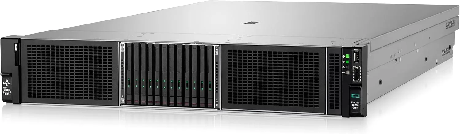 Hewlett Packard Enterprise ProLiant DL380 Gen11 Rack Server w/one Intel Xeon Gold 6526Y Processor, 16‑core 1P 128GB‑R NS204i‑u NC BCM5719 8SFF 2x1000W RPS (HPE Smart Choice P71681-005)