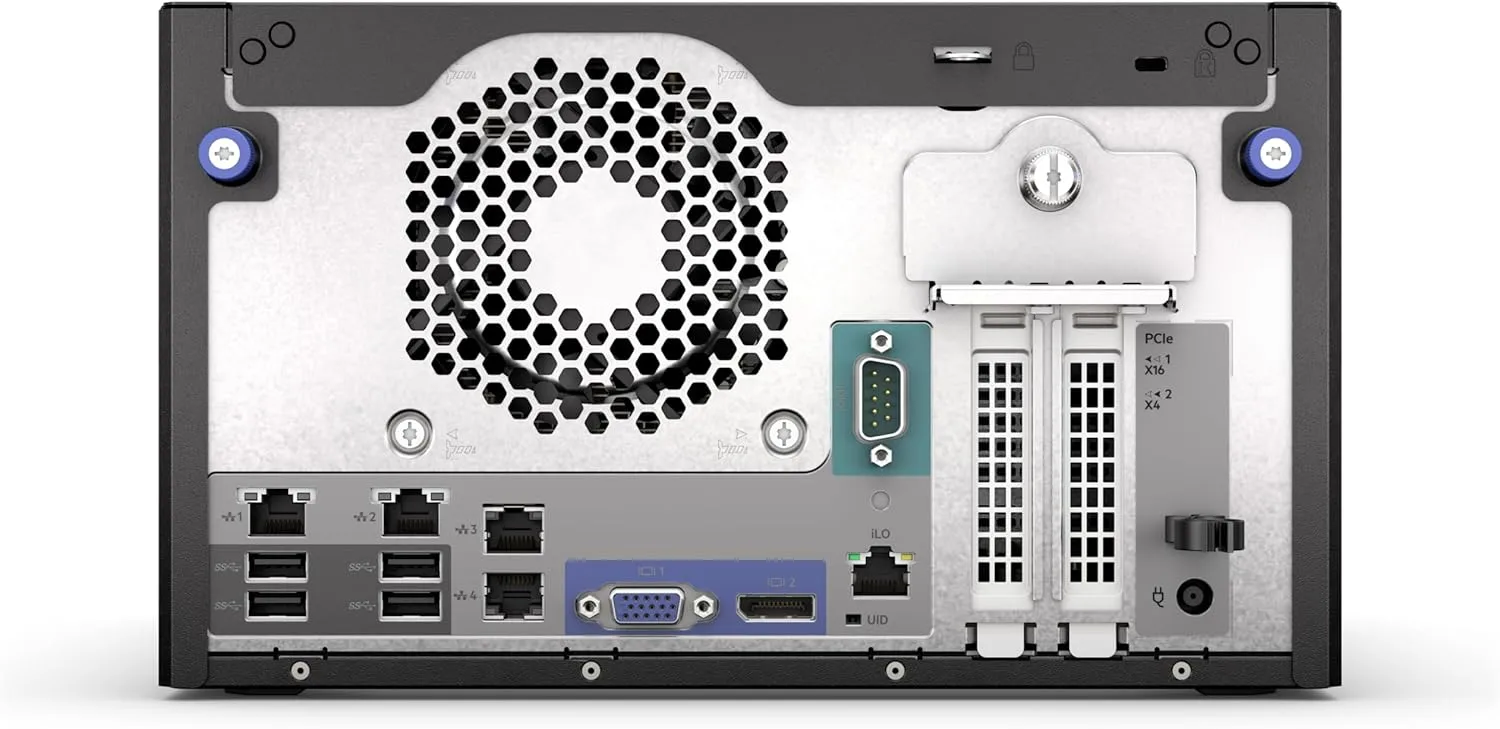 Hewlett Packard Enterprise ProLiant MicroServer Gen11 Tower Server, Intel Pentium Gold G7400, 16GB, 1TB HDD
