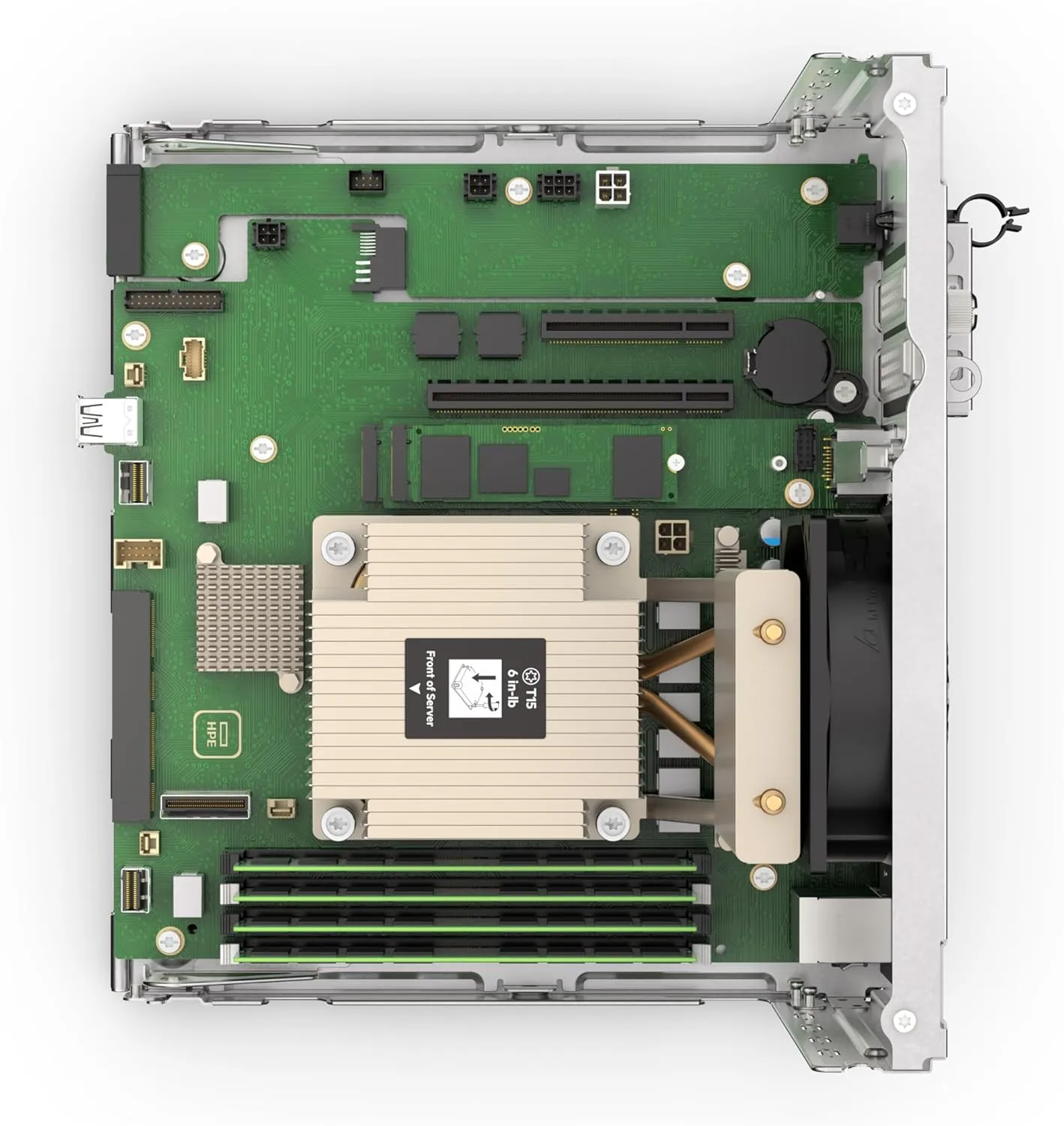 Hewlett Packard Enterprise ProLiant MicroServer Gen11 Tower Server, Intel Pentium Gold G7400, 16GB, 1TB HDD