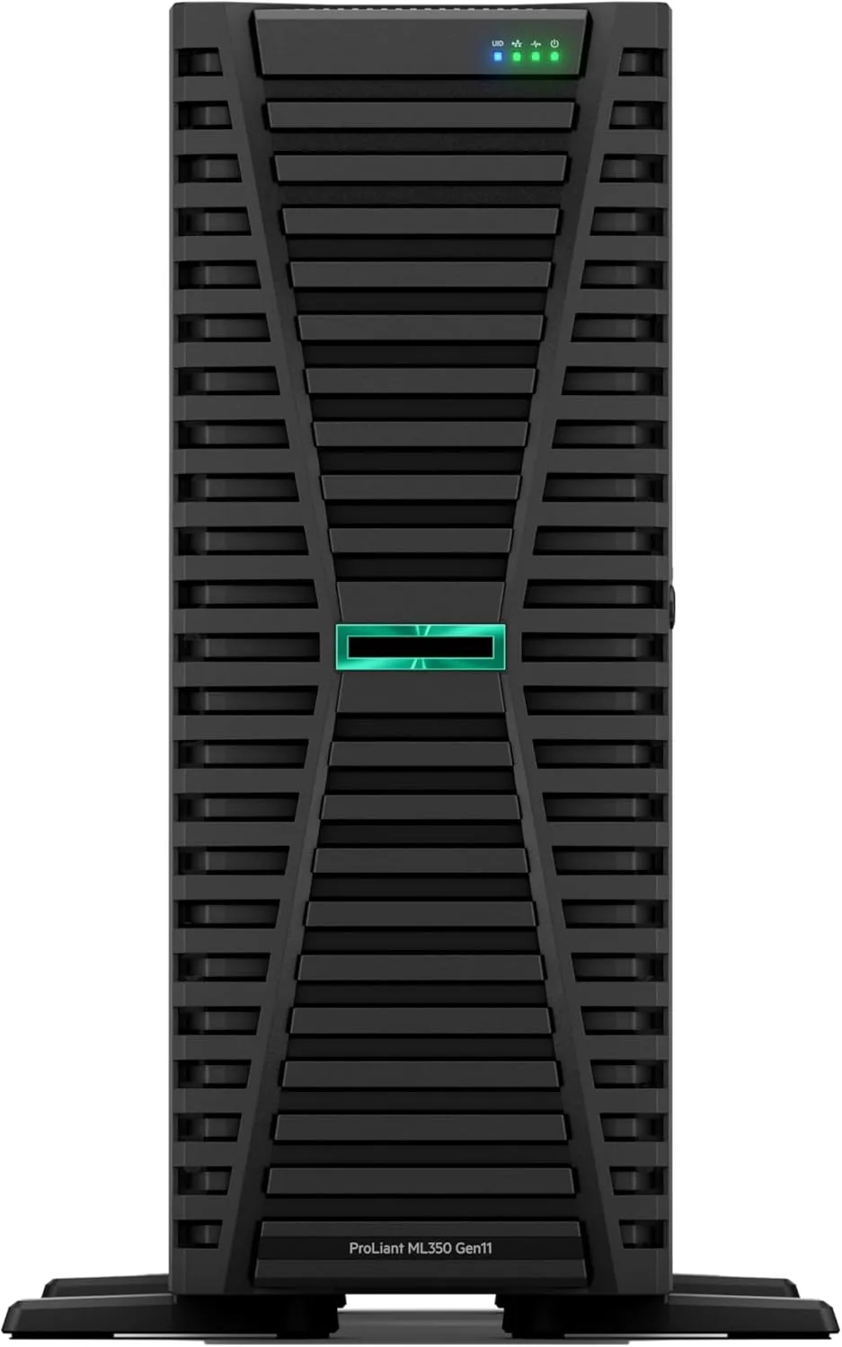 Hewlett Packard Enterprise ProLiant ML350 Gen11 Tower Server with one Intel Xeon Silver 4510 Processor, 2.4GHz, 12c 1P 2x32GB-R 8SFF NS204i-u MR408i-o 2x800W PS (HPE Smart Choice P83319-005)