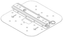 HPE AP-MNT-E Mounting Bracket for Wireless Access Point - 1 Pack