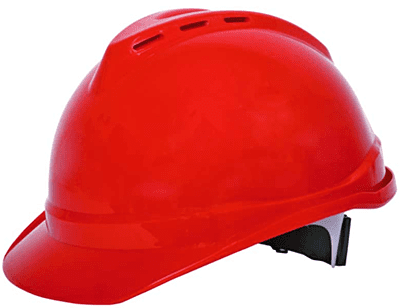 Safety Helmet Ventilated With Textile Rachet Suspension Ameriza