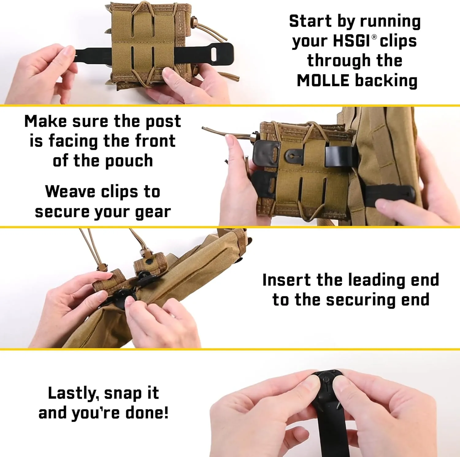 High Speed Gear HSG Clips for M3T and PALS