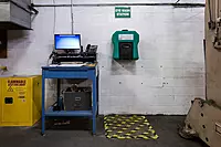 Hughes Portable, Self-Contained, 16-Gallon Gravity-Fed Eyewash Station