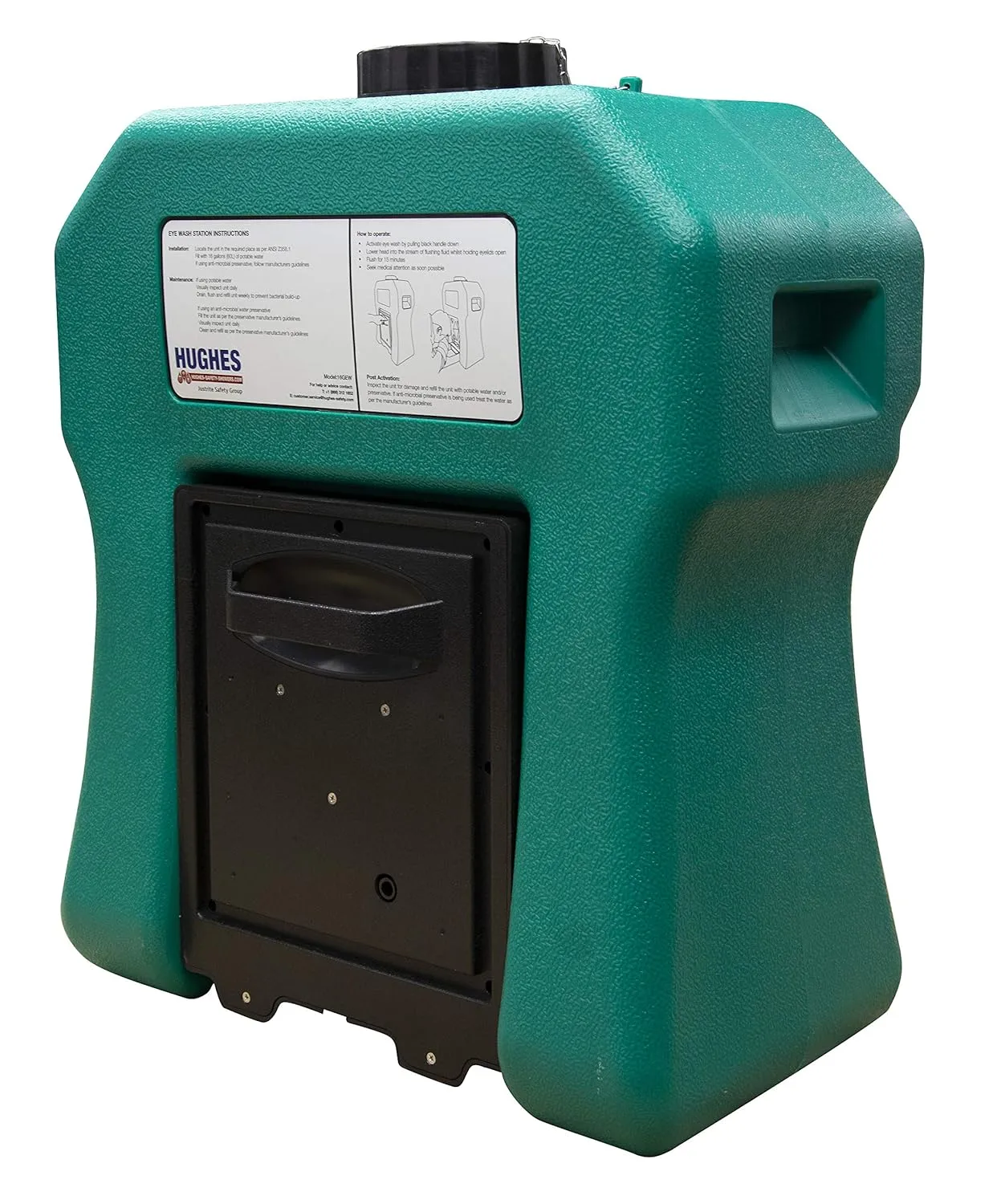 Hughes Portable, Self-Contained, 16-Gallon Gravity-Fed Eyewash Station