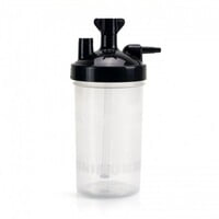 Vaso humidificador borboteador desechable de 6 lpm, caja con 50 piezas