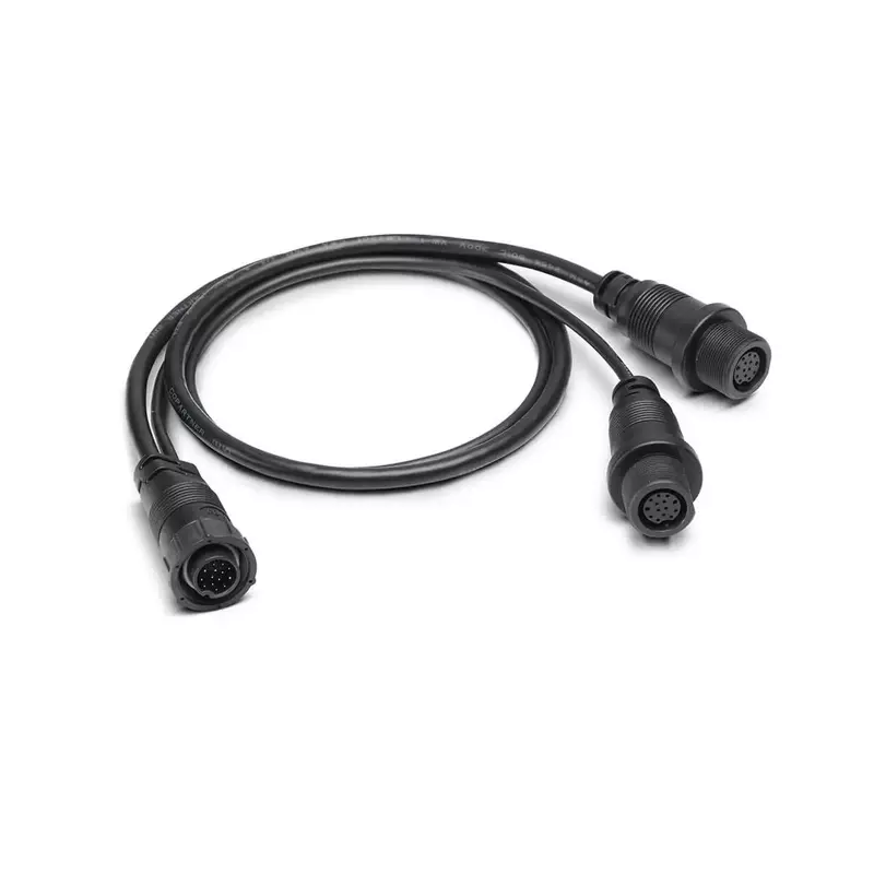 Humminbird 14 M ID SIDB Y Splitter Cable, SOLIX/APEX Side Imaging & 2D