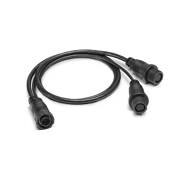 Humminbird 14 M ID SIDB Y Splitter Cable, SOLIX/APEX Side Imaging & 2D