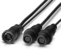 Humminbird 14 M ID SIDB Y Splitter Cable, SOLIX/APEX Side Imaging & 2D