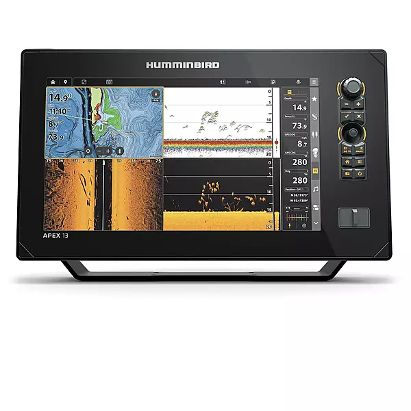 Humminbird APEX VX Series GPS Fish Finder & Chartplotter with LakeMaster and CoastMaster VX Maps