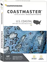 Humminbird CoastMaster U.S. Coastal V1 Map SD Card for Fish Finders Mapping
