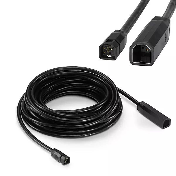Humminbird 720096-2 ECM30 Transducer Extension Cable, 30-Feet, Black