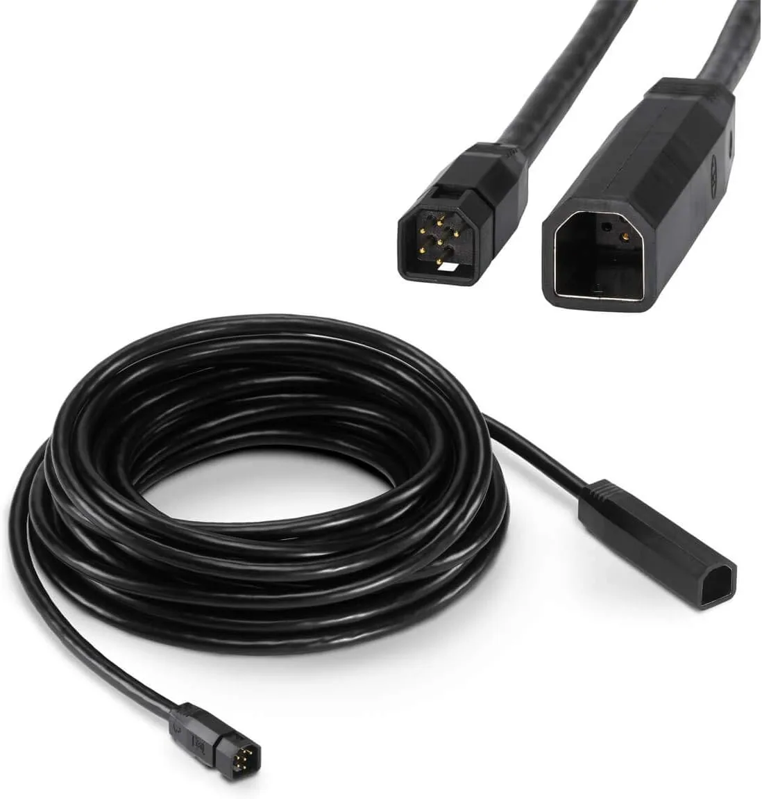 Humminbird 720096-2 ECM30 Transducer Extension Cable, 30-Feet, Black