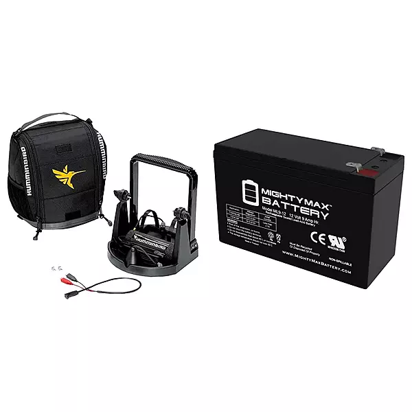 Humminbird ICE PTC Chirp H5 FB Portable Fish Finder Kit with CHIRP ICE Transducer Portable ICE Kit + Rechargeable Battery