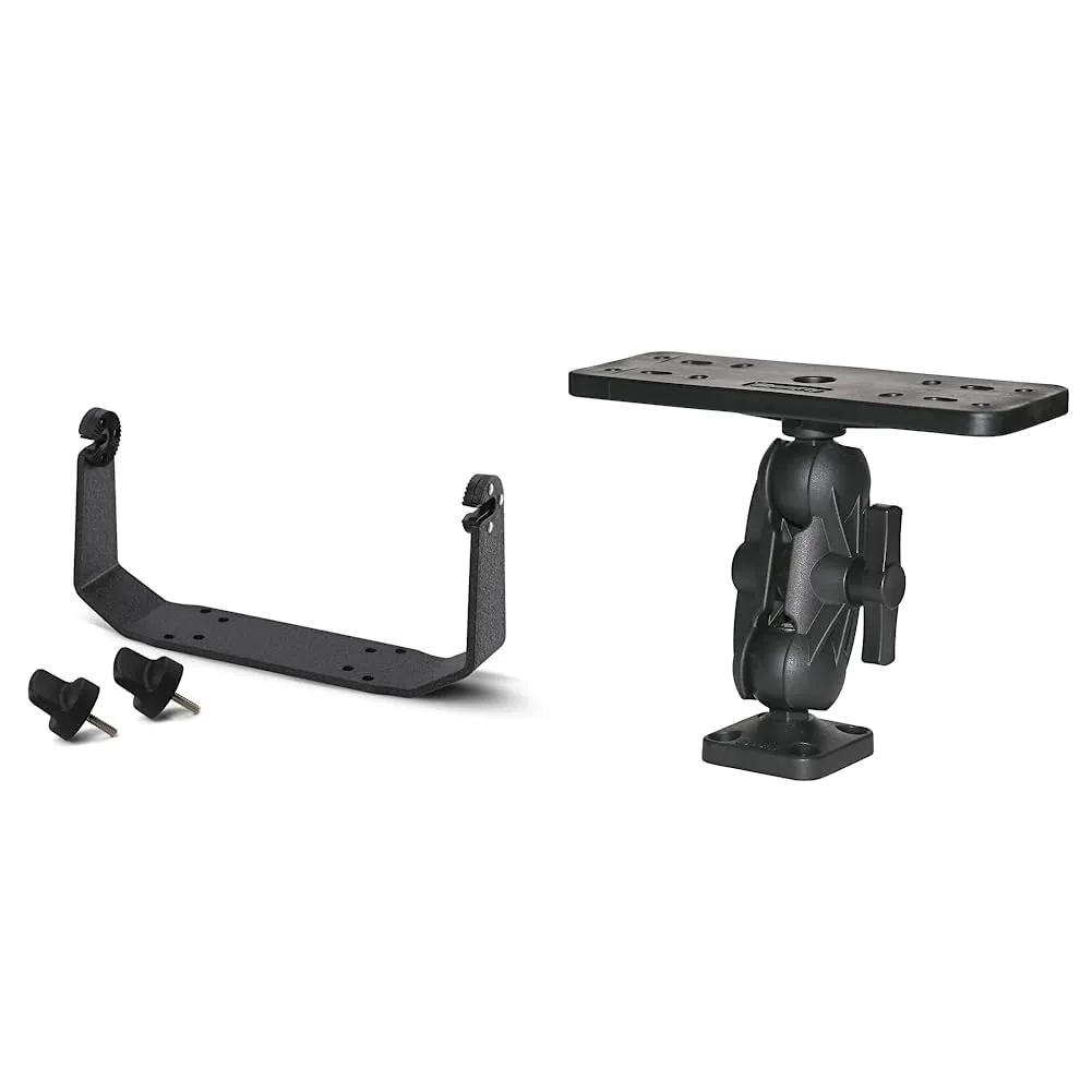 Humminbird 740199-1 GM H7R2 Helix 7 Model Gimbal Mount & Scotty 0163 Ball-Mount Fish Finder and Universal Mounting Plate